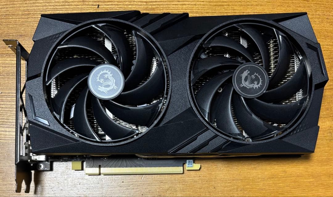 グラフィックボード・グラボ・ビデオカード MSI GeForce RTX 4060 GAMING X 8G