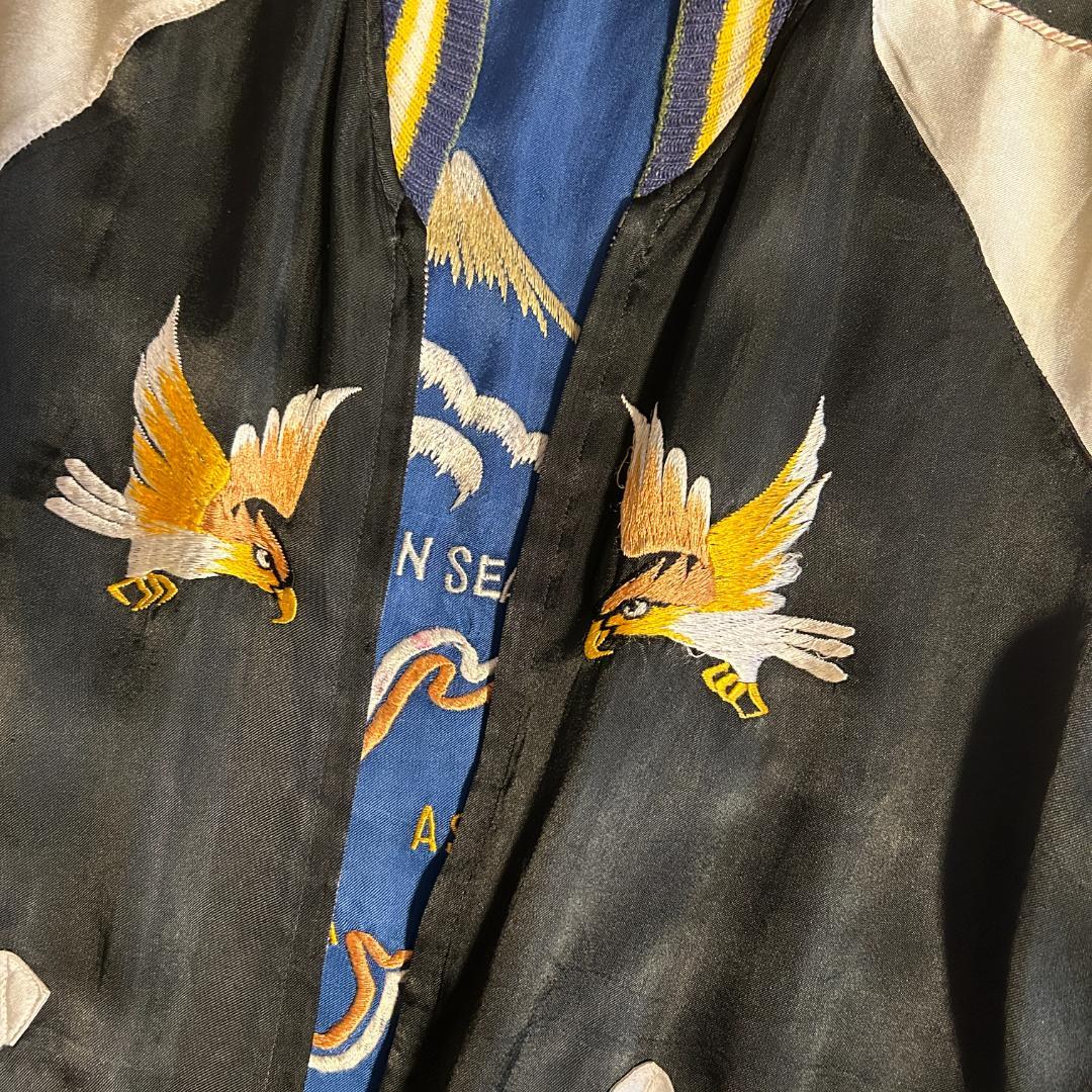 50s スカジャン オリジナル ヴィンテージ CSFジップ