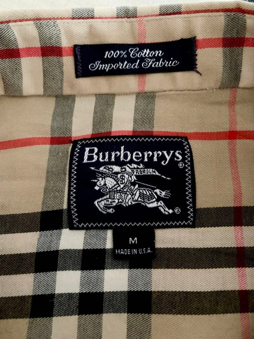 【新品未使用】Burberrys バーバリー　ノバチェック　シャツ M