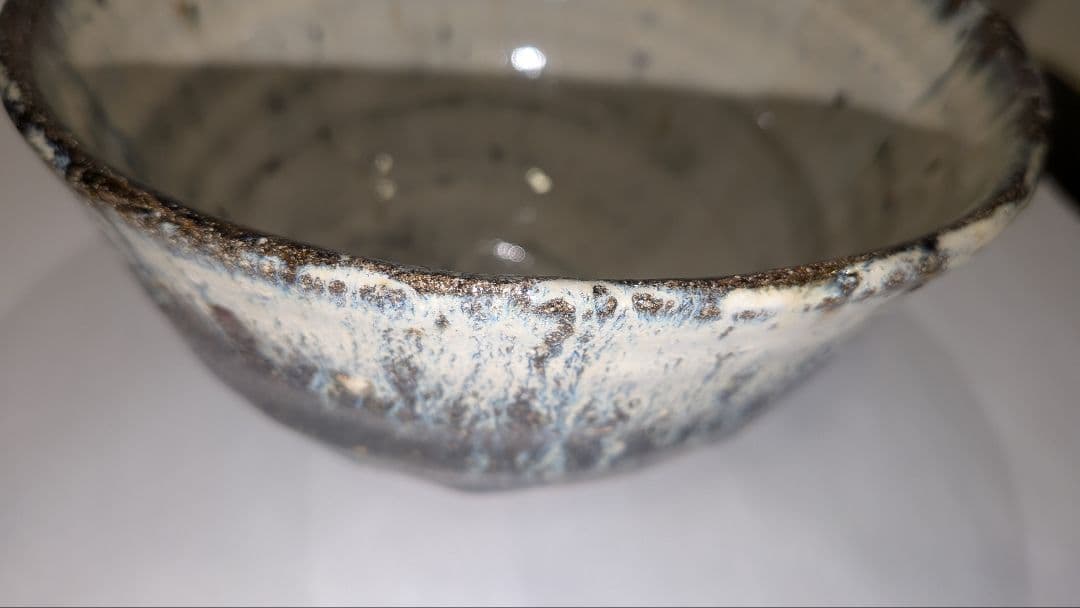 『丸田宗彦』朝鮮唐津茶碗　内田皿屋窯　佐賀　共箱　共布栞