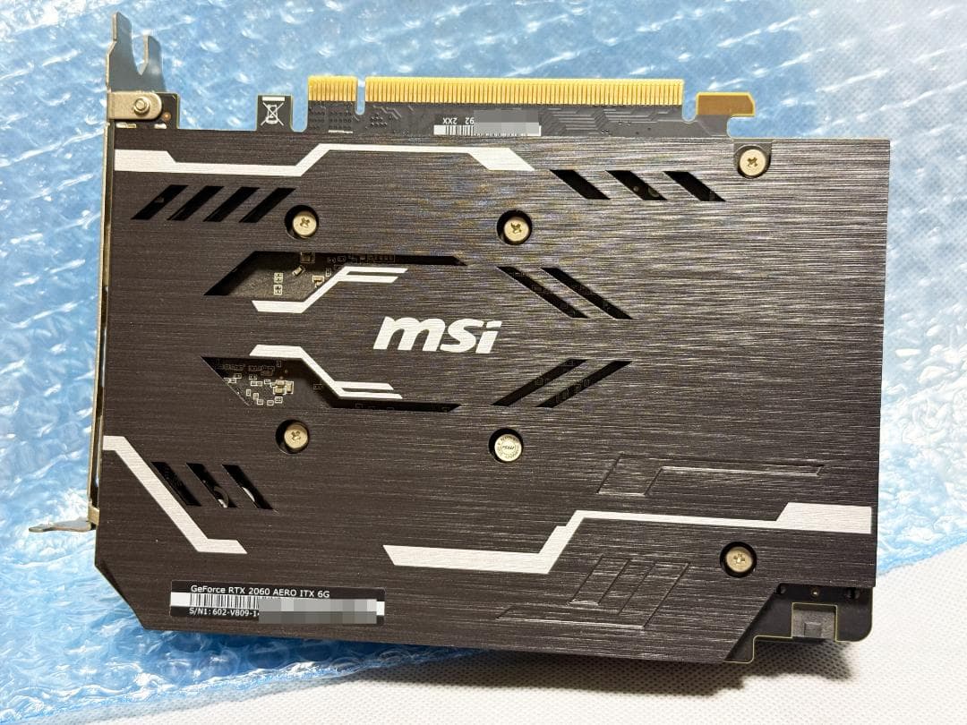 【動確済】MSI GeForce RTX 2060 AERO ITX 6G