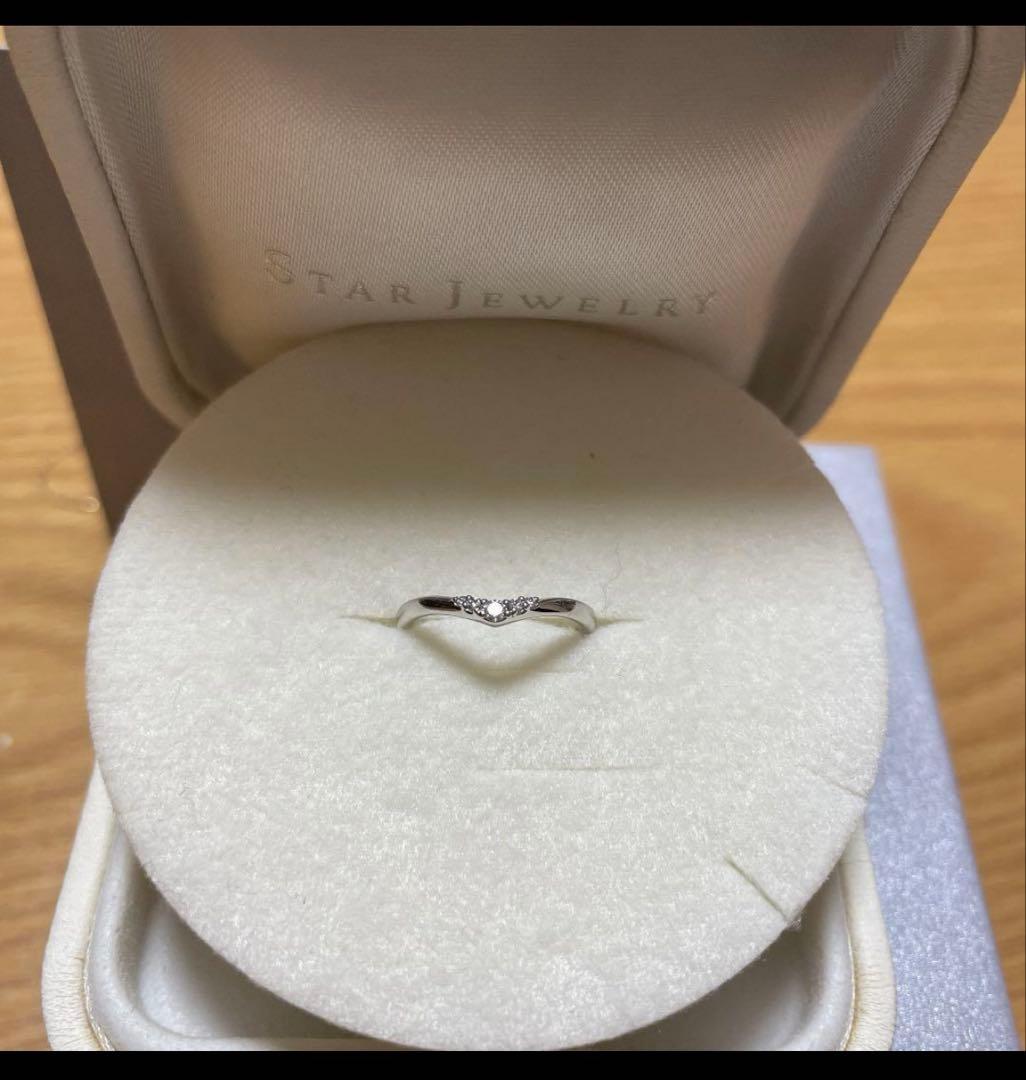 スタージュエリー　プラチナ ダイヤモンドリング