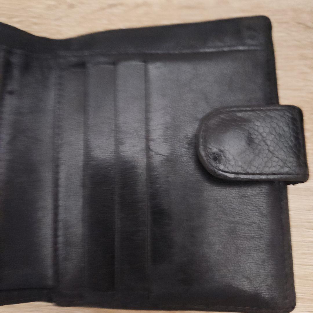 ★CHANEL ★美品★正規品★ブラック レザー 二つ折り財布