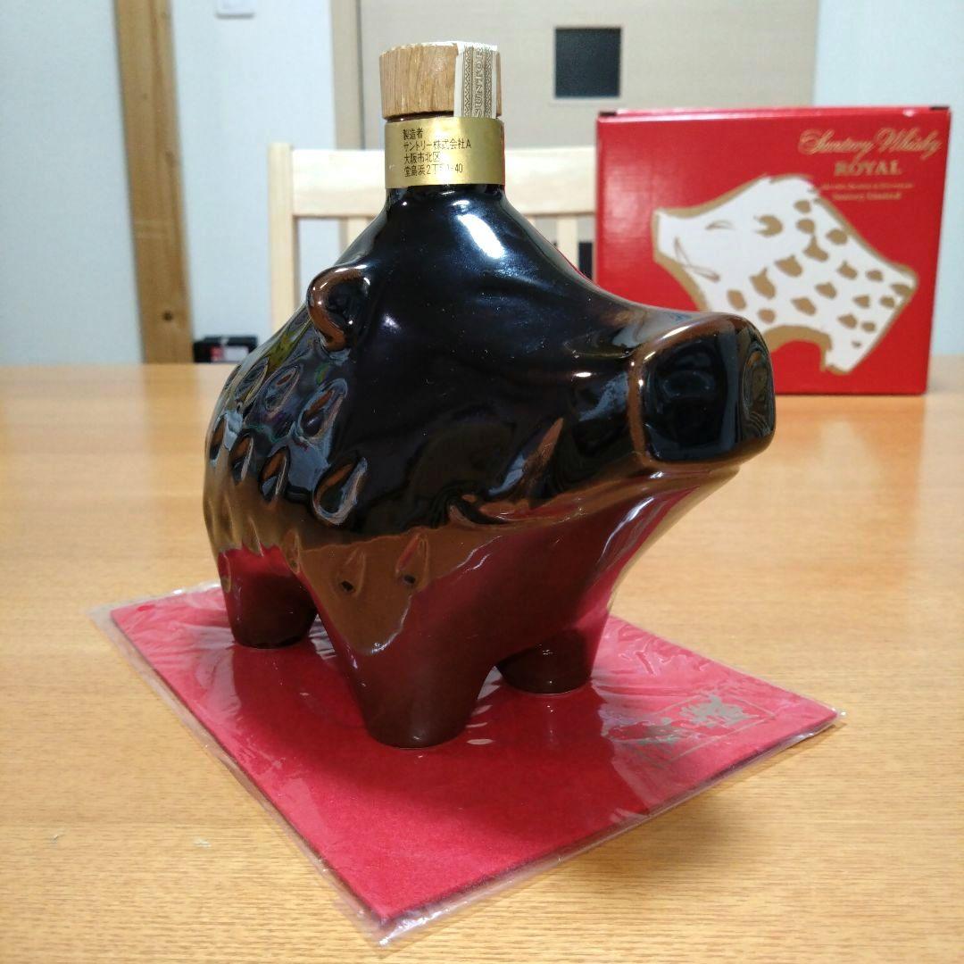 ◆サントリーウイスキー◆ローヤル◆干支ボトル◆亥歳◆1995年◆平成7年◆古酒