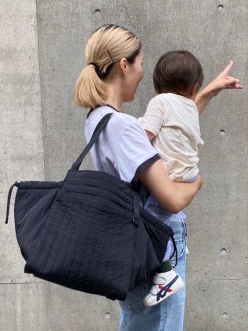 SOLPRESA ソルプレーサ キルティングトートバック マザーズバック M