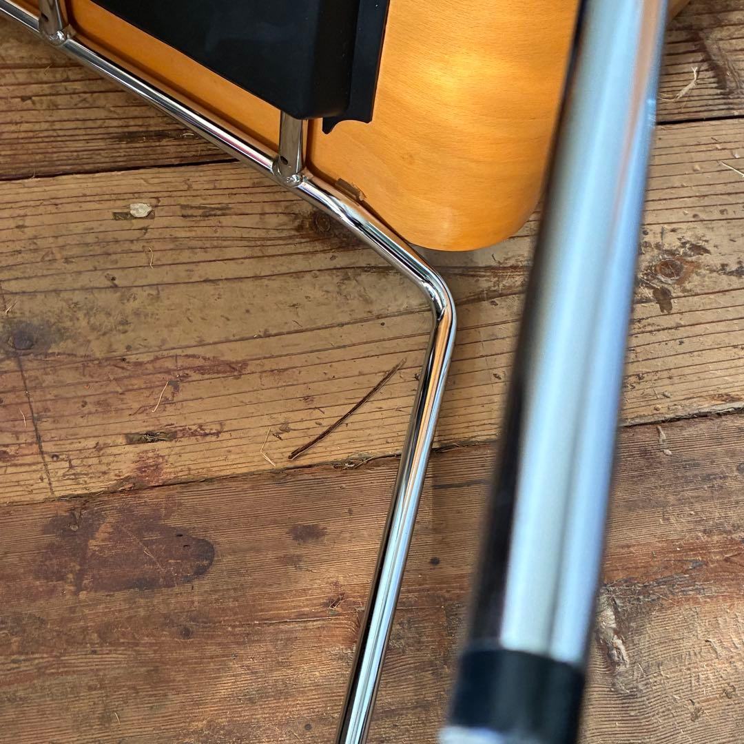 2脚セット ヴィンテージ プライウッド スタッキングチェア ②