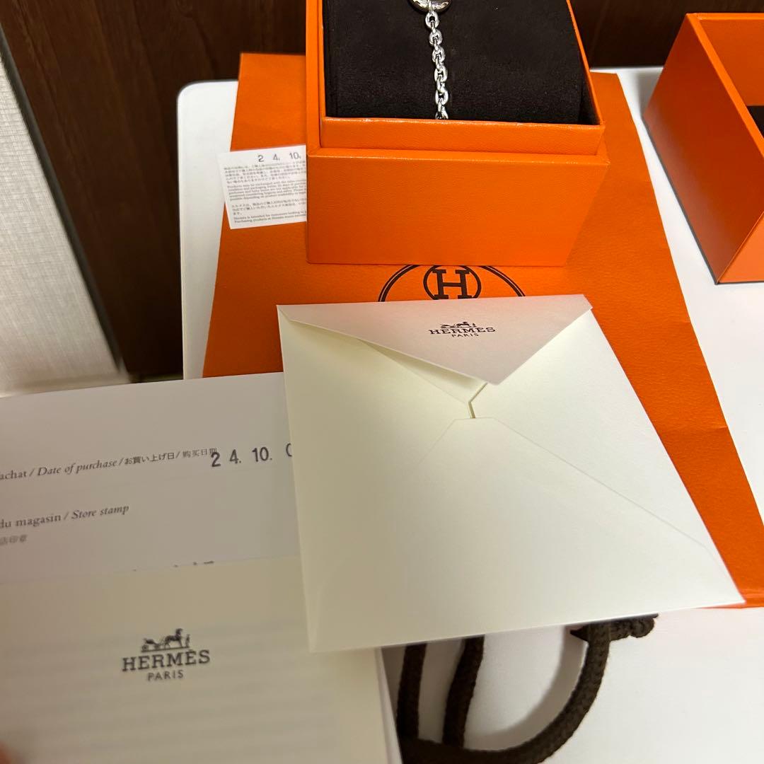 エルメス　ファランドール マルチ ブレスレットST シルバー　シェーヌダンクル