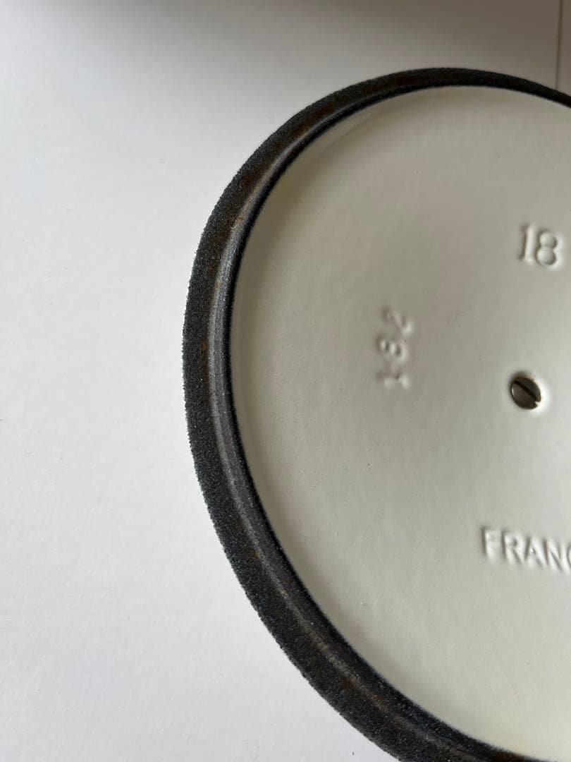 ルクルーゼ　ココットロンド　18cm ホワイト