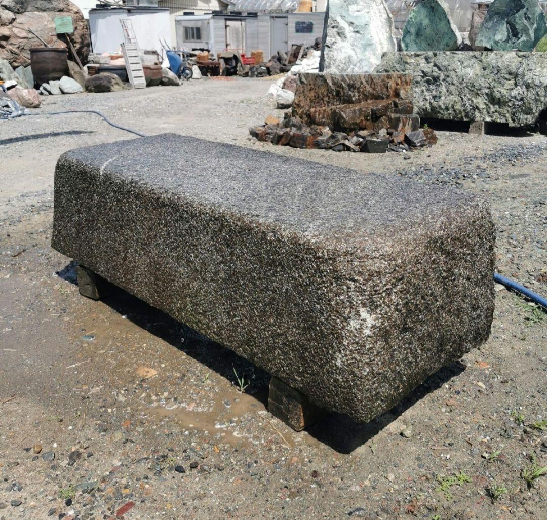 沓脱石　378キロ　庭石　石　石材　庭 坪庭　ガーデニング　置物　オブジェ