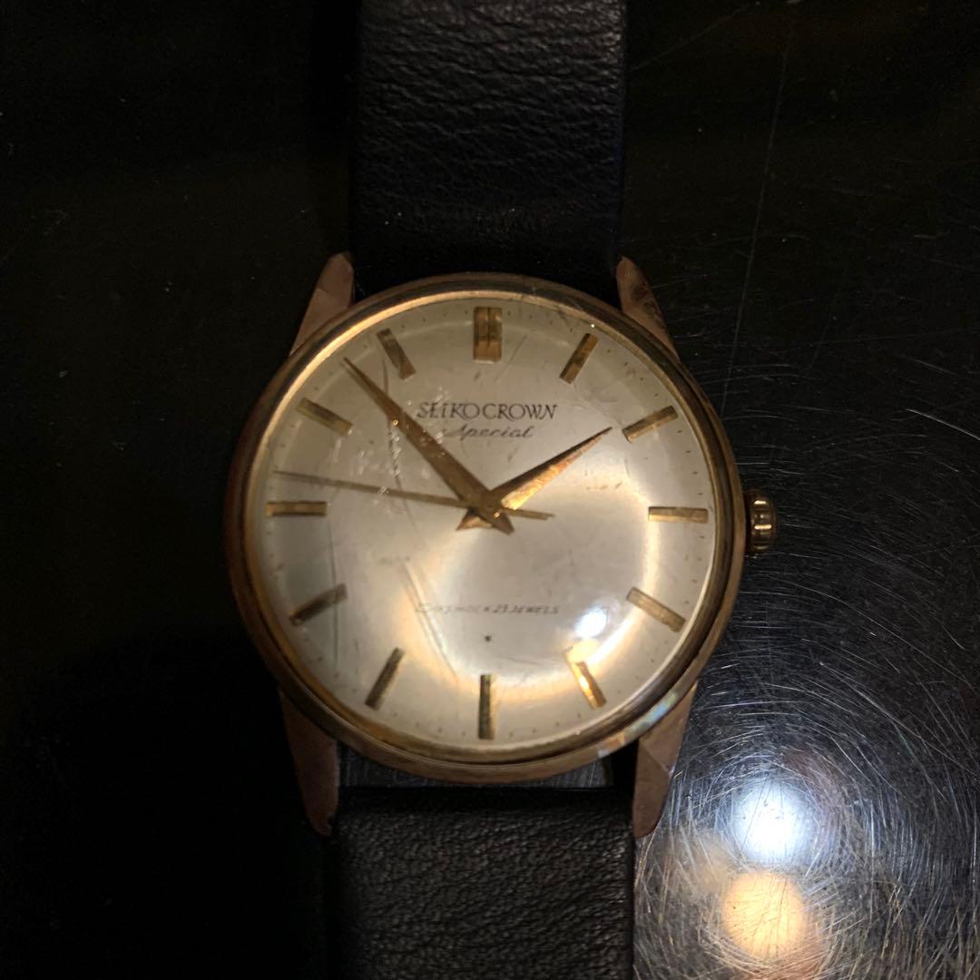 SEIKO CROWN Special 手巻き時計 稼働