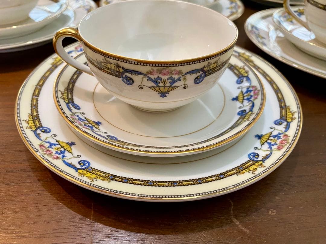 オールドノリタケ　AMISTON ティーセット