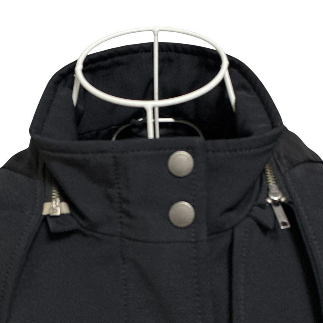 極美品★バーバリーロンドン コート フード着脱可 ベルト付 黒 38