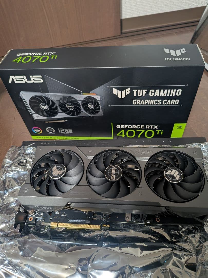 RTX4070ti ASUS TUF GAMING 中古美品