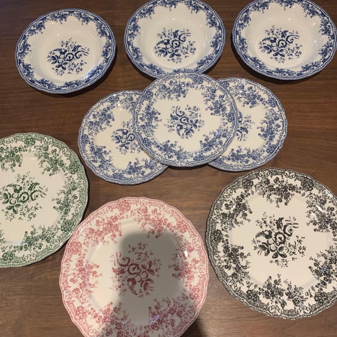 ZARA  ザラホーム フラワーアースンウェア 皿 ボウル 9点セット