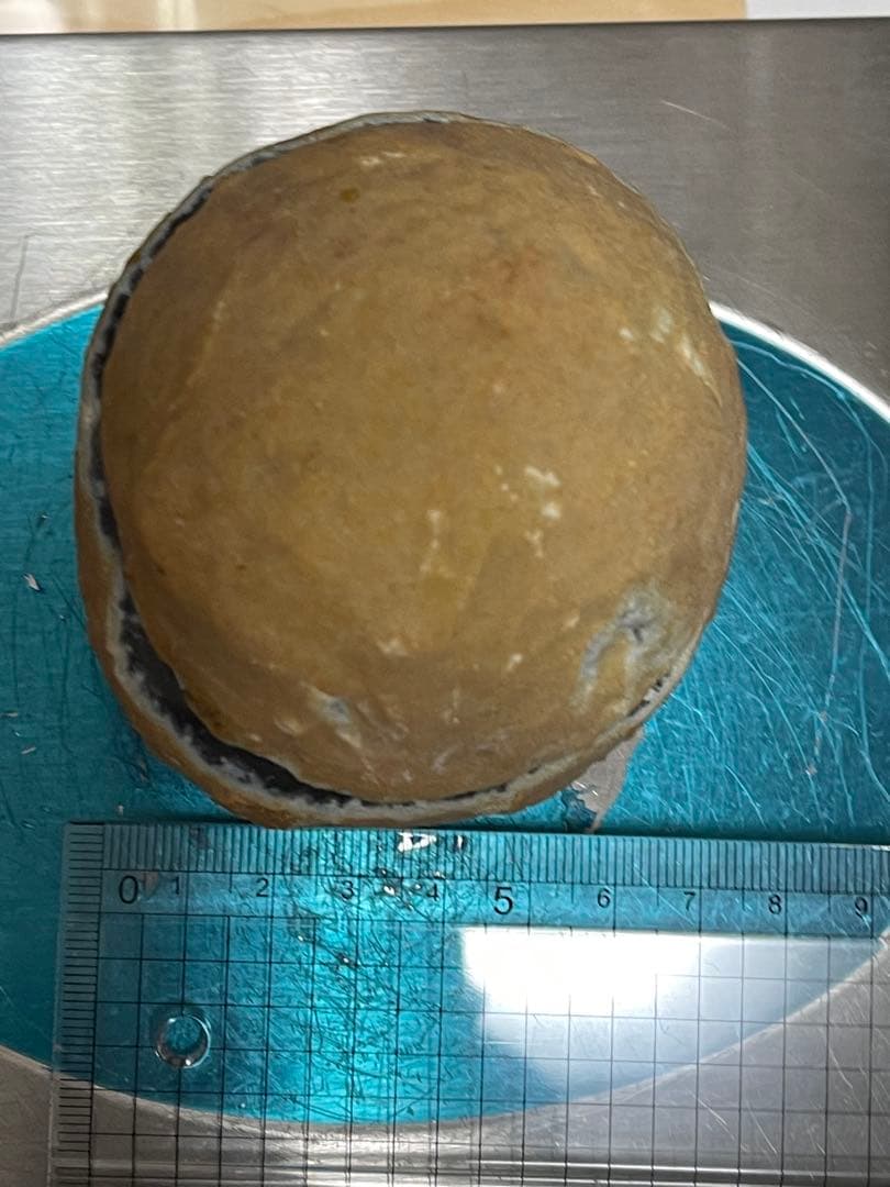 超希少❣️ 瑪瑙　水入り　天然石 ブラジル産 トレジャー瑪瑙　台座付き　⑥