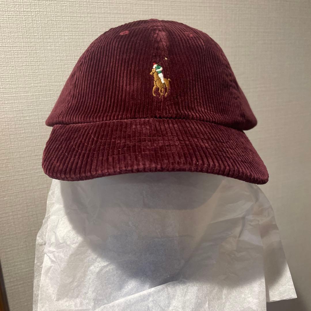 POLO RALPH LAUREN ボルドー キャップ フリーサイズ
