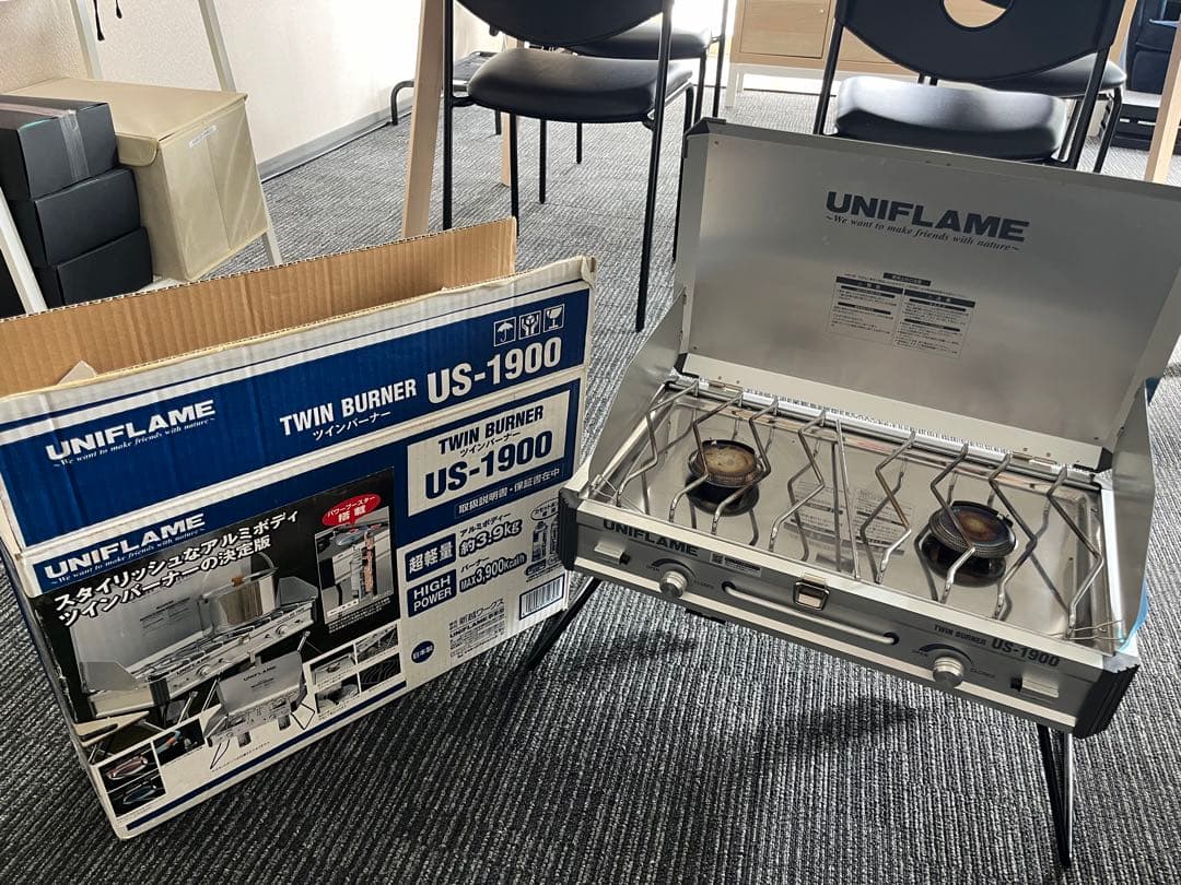 値下げ！！ UNIFLAME ツーバーナーコンロ US-1900