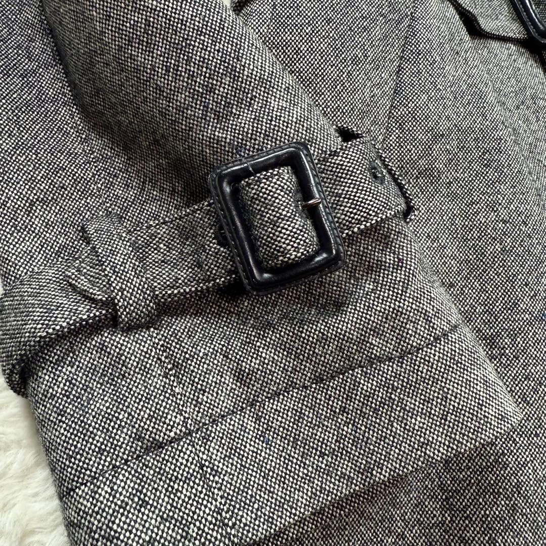 美品✨ポールスミス カシミヤライナー付き 2way ツイード トレンチコート