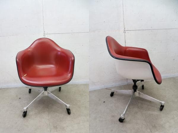 ハーマンミラー■ヴィンテージ■アームシェル■キャスター■イームズ■リクライニング