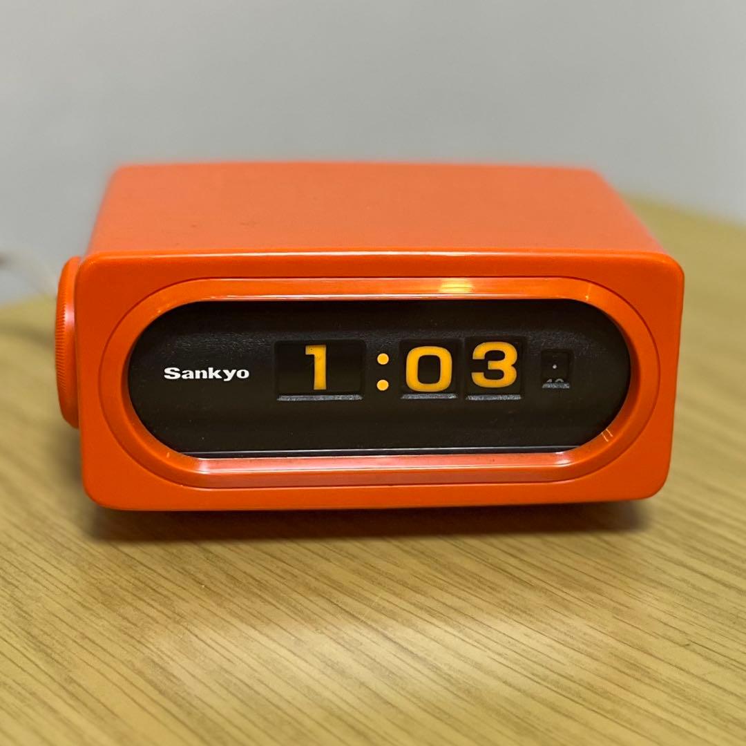 【メンテ済・動作正常】元箱付き美品 SankyoザックスDT-601 ドラム時計