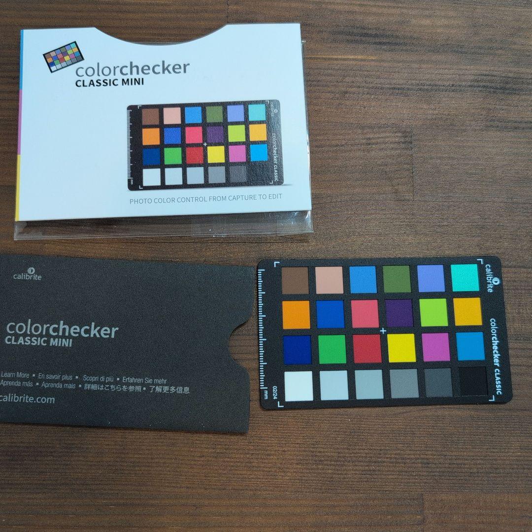 ColorChecker Classic Mini 色彩補正パレット①