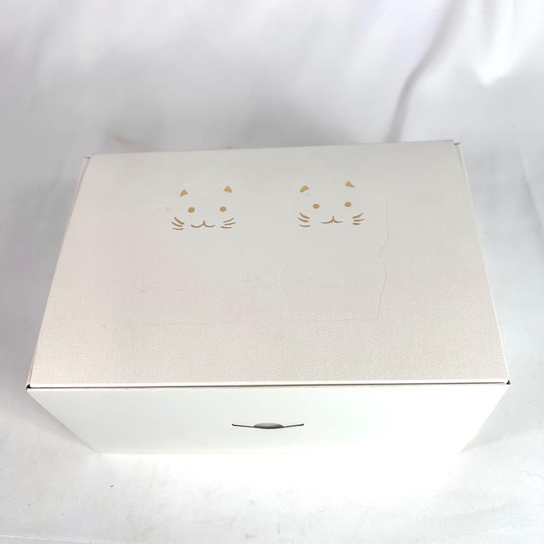 【箱付き】Baccarat バカラ 招き猫 クリア ブルー ペア Sサイズ