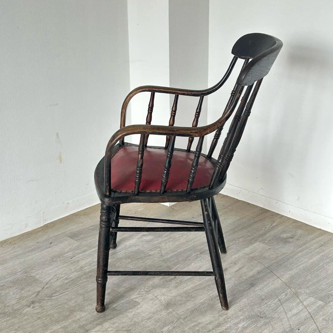 イギリス アンティーク 家具 アーム チェア 1900年頃 椅子 593A