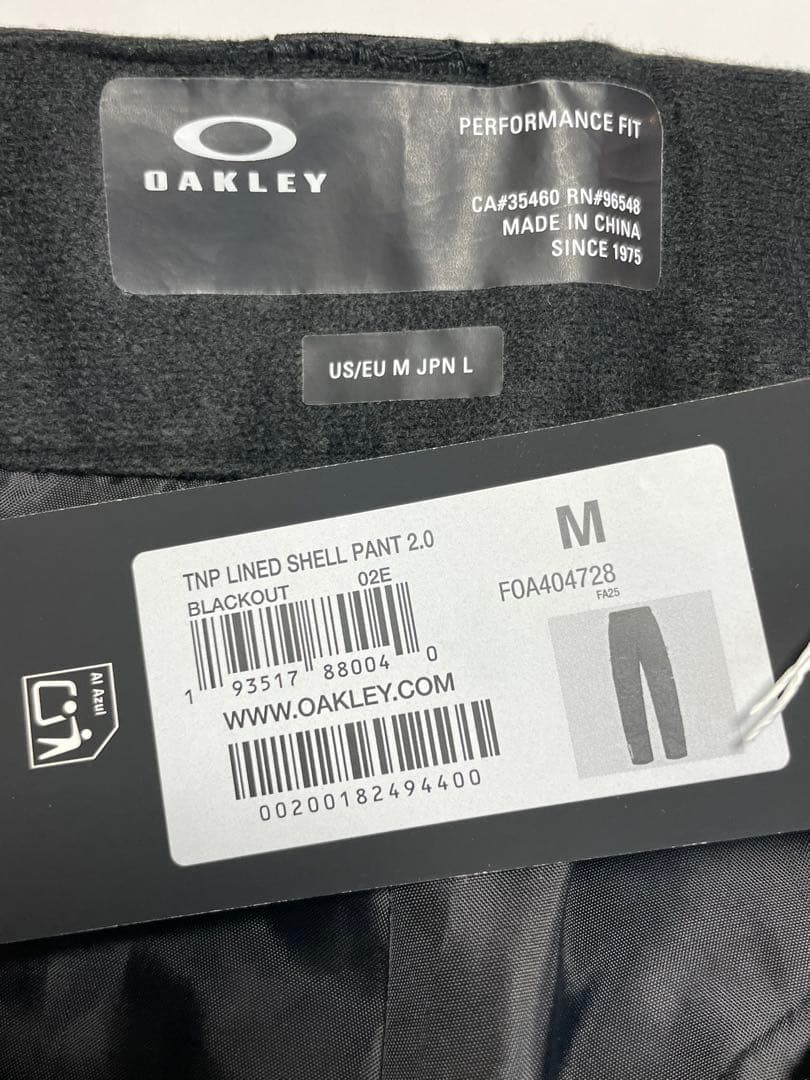 オークリー メンズ スノーボードパンツ スキー FOA404728 ブラック L