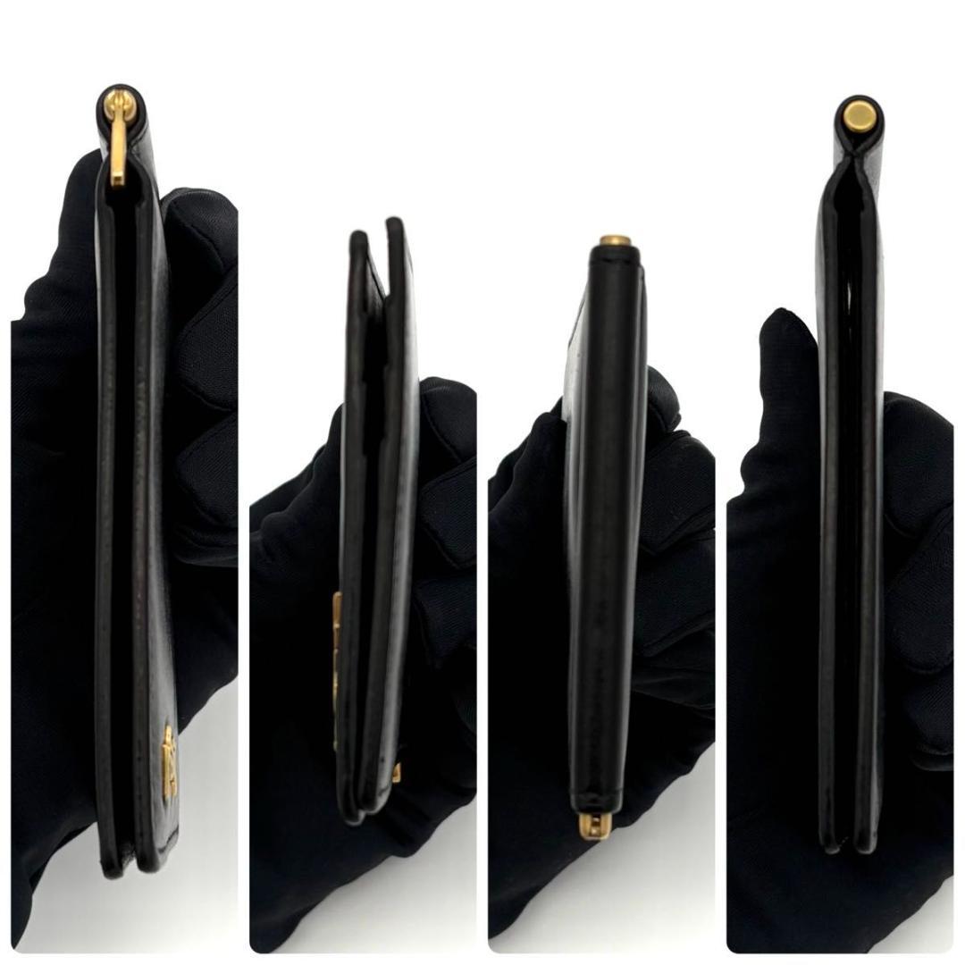 サンローラン YSL マネークリップ お札入れ レザー 黒 ブラック 2331