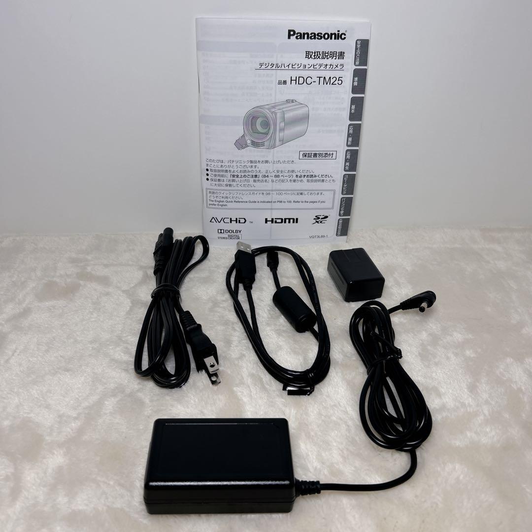 【極美品】Panasonic HDC-TM25 ビデオカメラ 8GB