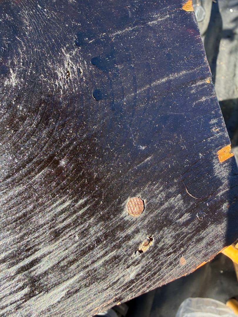 昭和レトロ 古道具 木製7段飾り棚 黒塗り オープンラック 欠品あり