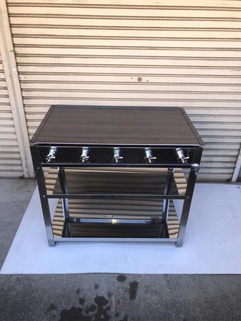 ９０×５５【新品　グリドル　鉄板焼　グリラー】台付　天板１枚　お好み焼きそば　祭