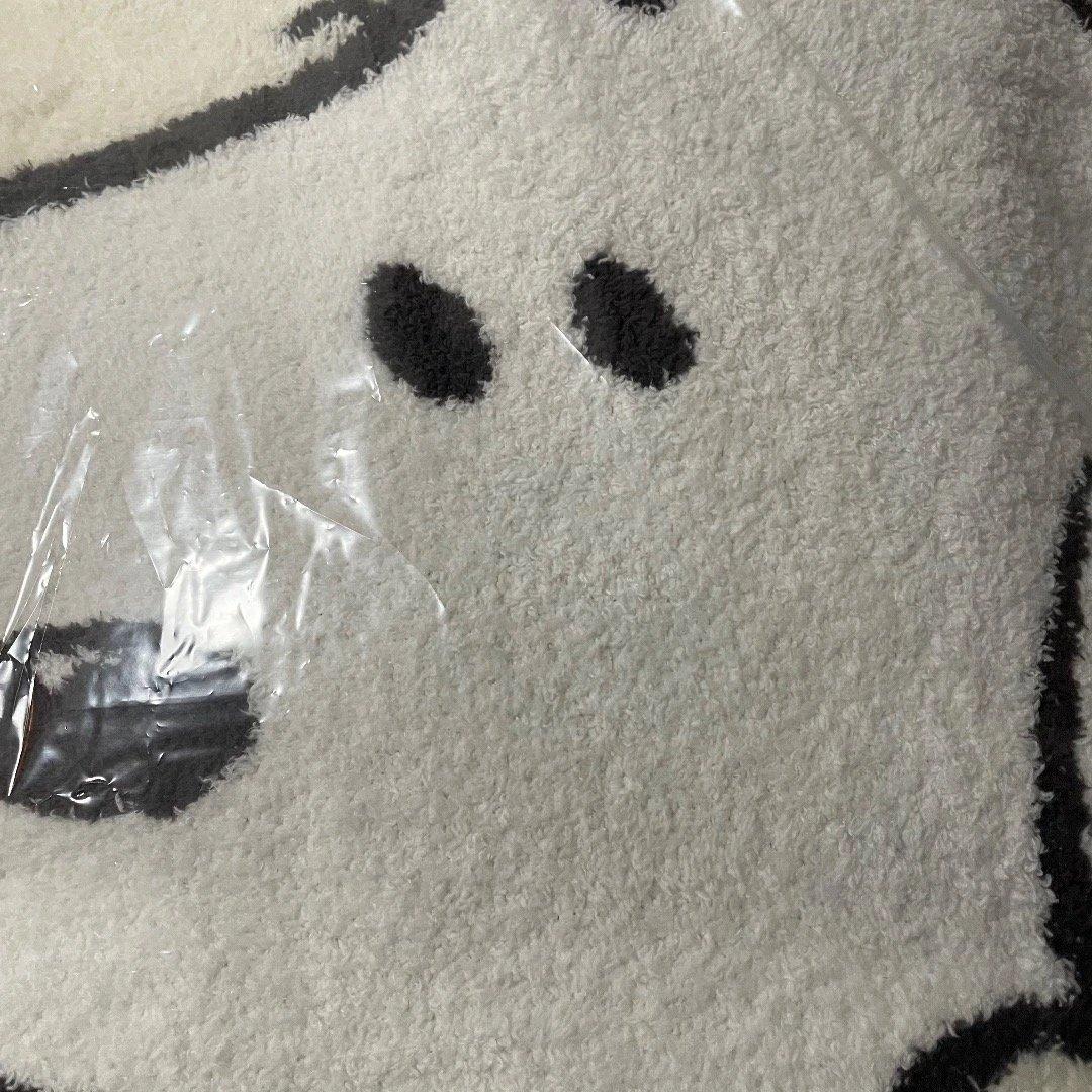 ジェラートピケ　スヌーピー　オリジナルアート ジャガードマルチカバー