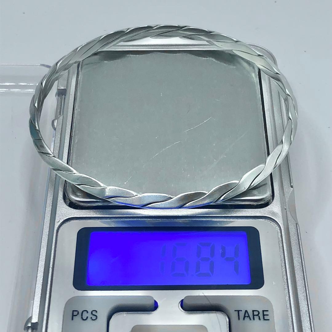 【美品】希少 ティファニー ナイフエッジ ツイスト バングル 925