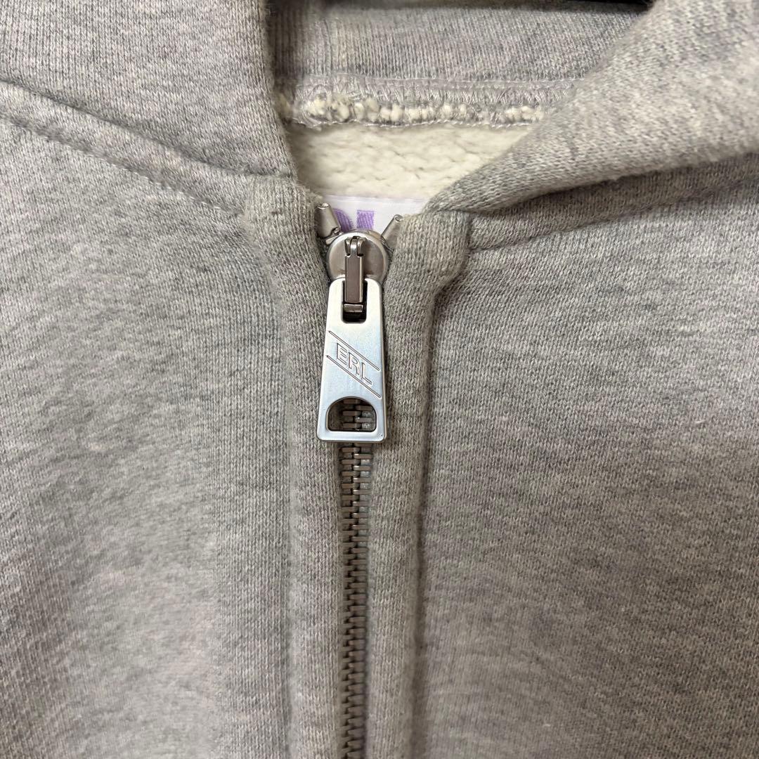 青 ERL Swirl Zipped Hoodieパーカー erl