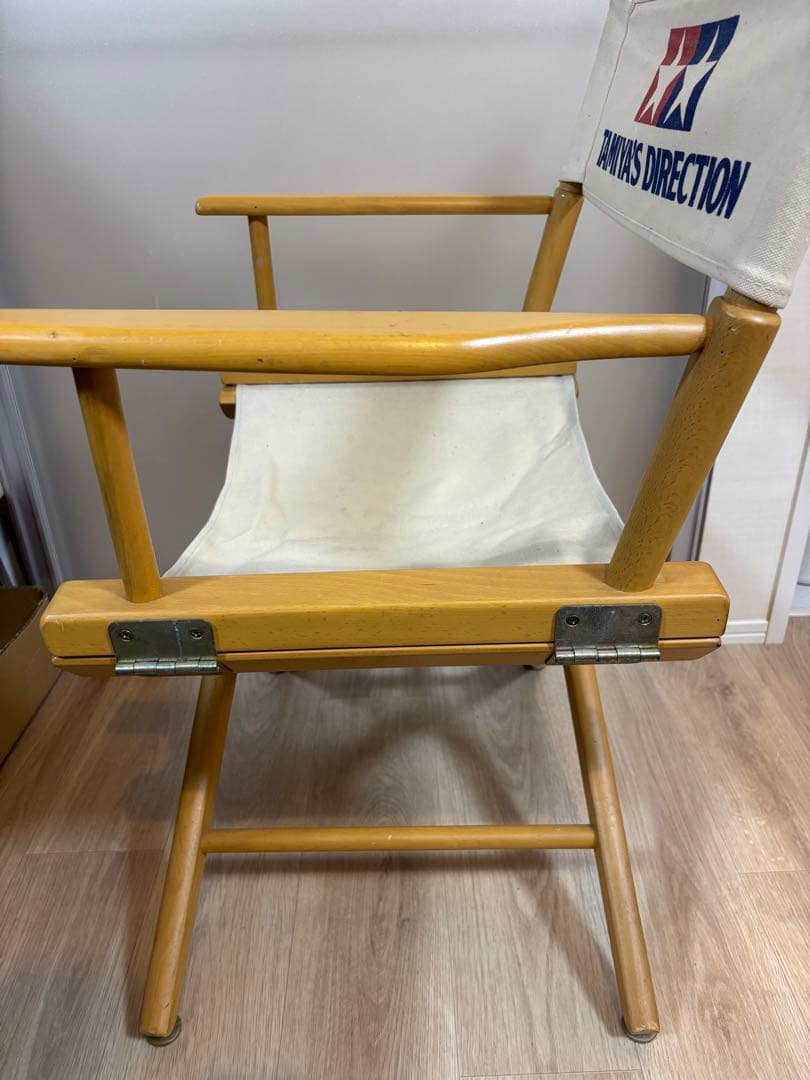 TAMIYA タミヤ　木製ディレクターチェア　折り畳み椅子　非売品　希少品
