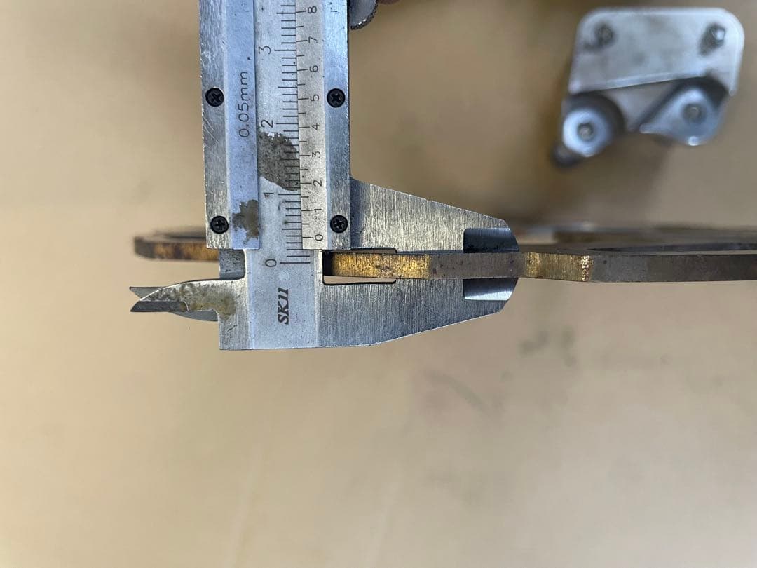 グランドアクシス100 社外Fキャリパー&ローター&Fホイール