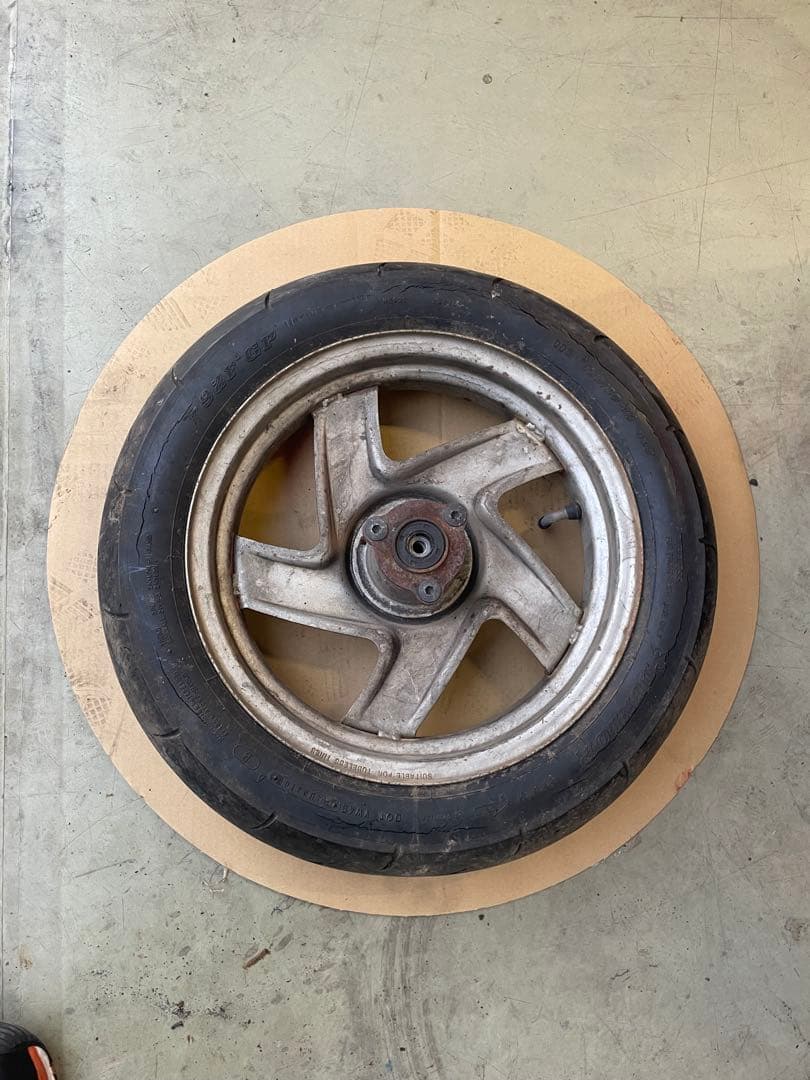 グランドアクシス100 社外Fキャリパー&ローター&Fホイール