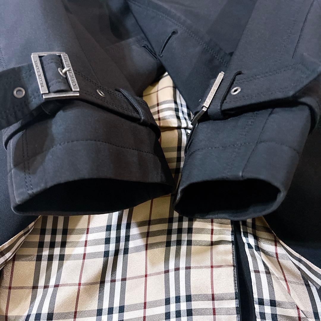 美品✨バーバリーブラックレーベル トレンチコート ノバチェック Mサイズ