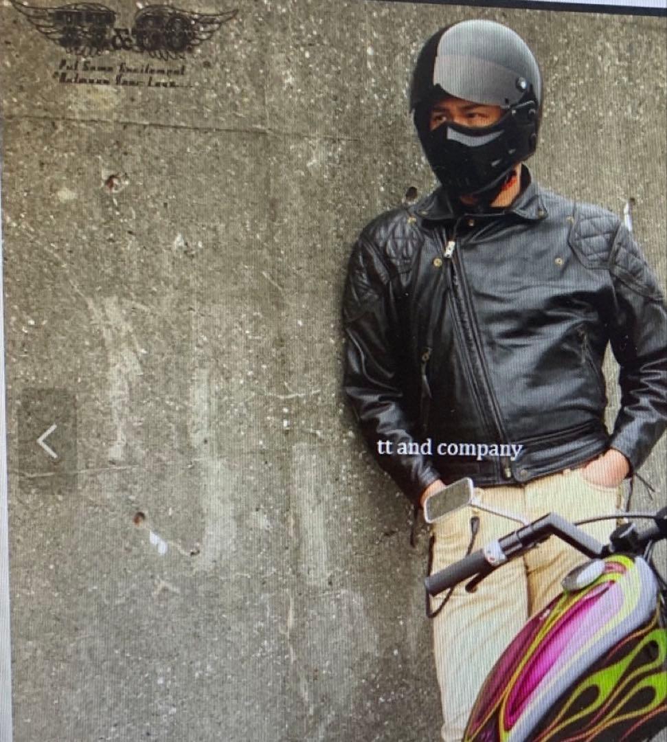 TT&COブラックフルフェイスヘルメット