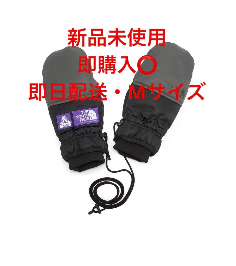 即発送 PALACE THE NORTH FACE DOWN GLOVE グレー