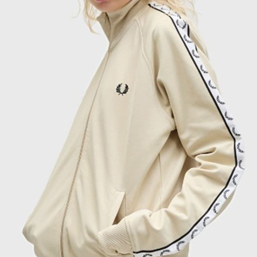 【美品】FRED PERRY トラックジャケット M オートミール