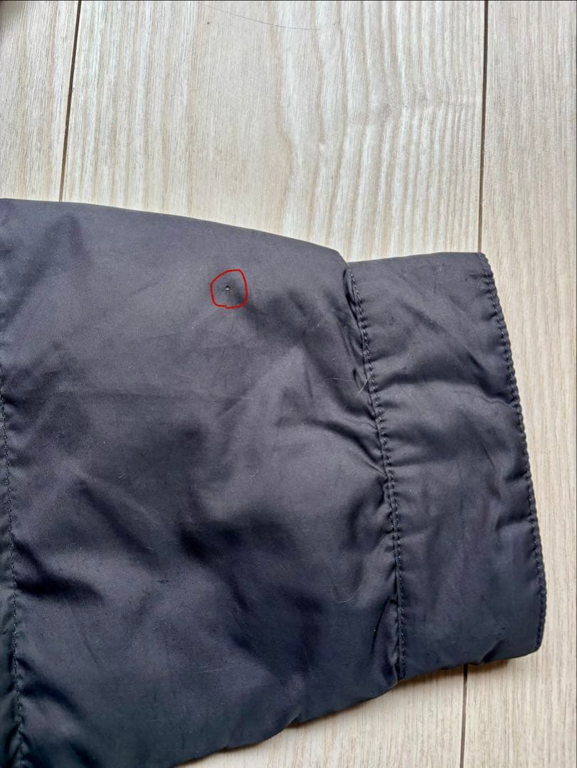 ARMANI JEANSアルマーニジーンズ 中綿キルティングジャケット ブラック