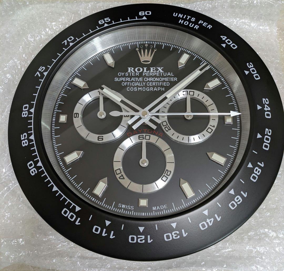 新品未使用　デイトナ　ロゴクローム　タキメーター　掛け時計　非売品