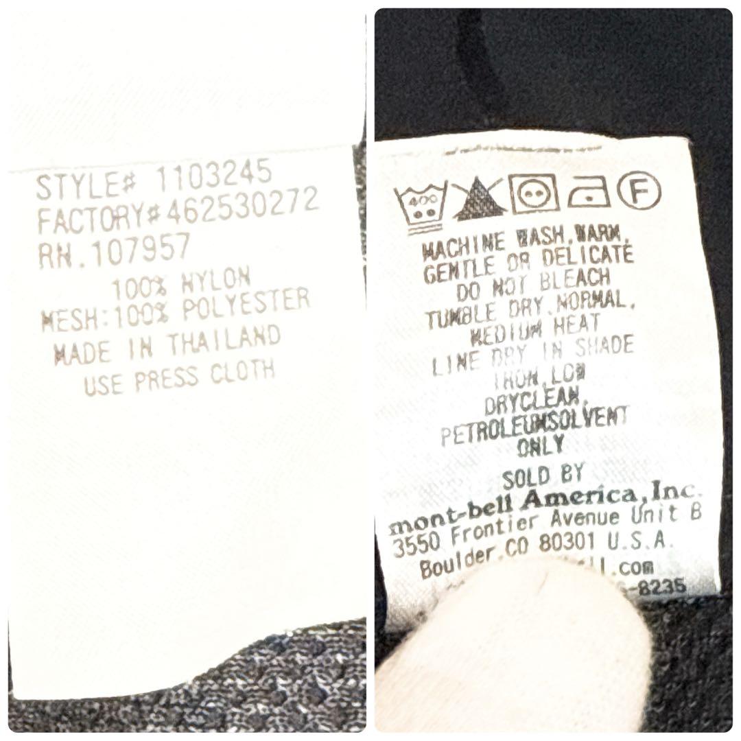 美品✨モンベル O.D.パーカー フーデット ナイロンジャケット L ブラック