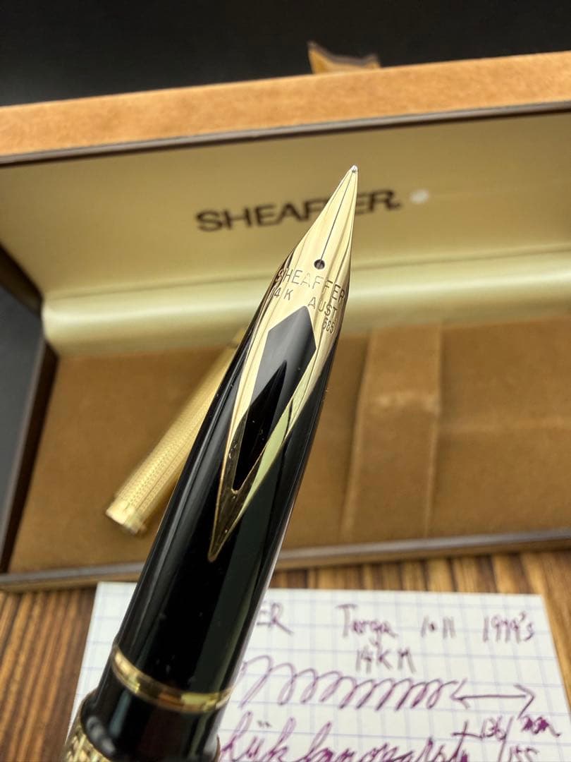 SHEAFFER 万年筆 タルガ 1011 23K張 14K M 美品