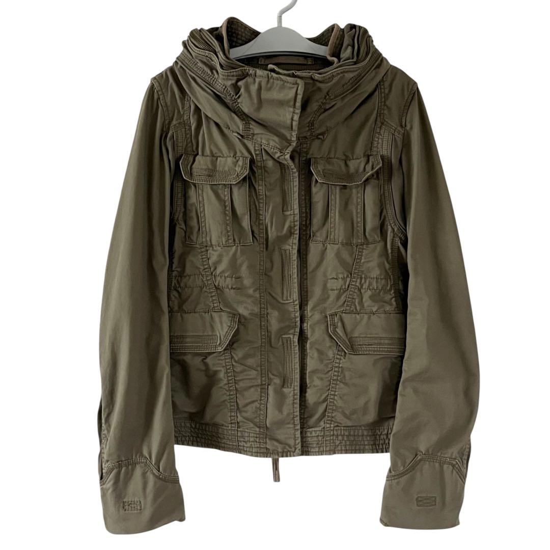 00s goa bono ミリタリージャケット F ダブルジップ グランジ コア