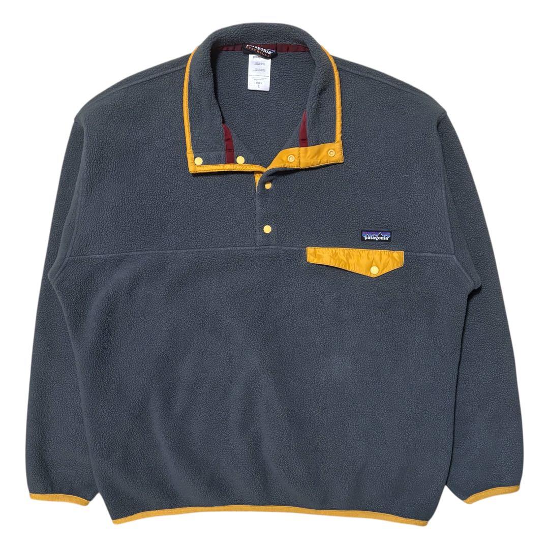 好配色 極美品 patagonia シンチラ パタゴニア スナップT イエロー