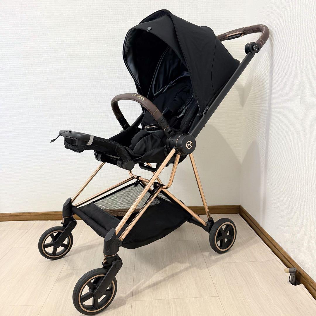 【美品】Cybex ミオスJP3 ローズゴールド ワンプルハーネス ベビーカー
