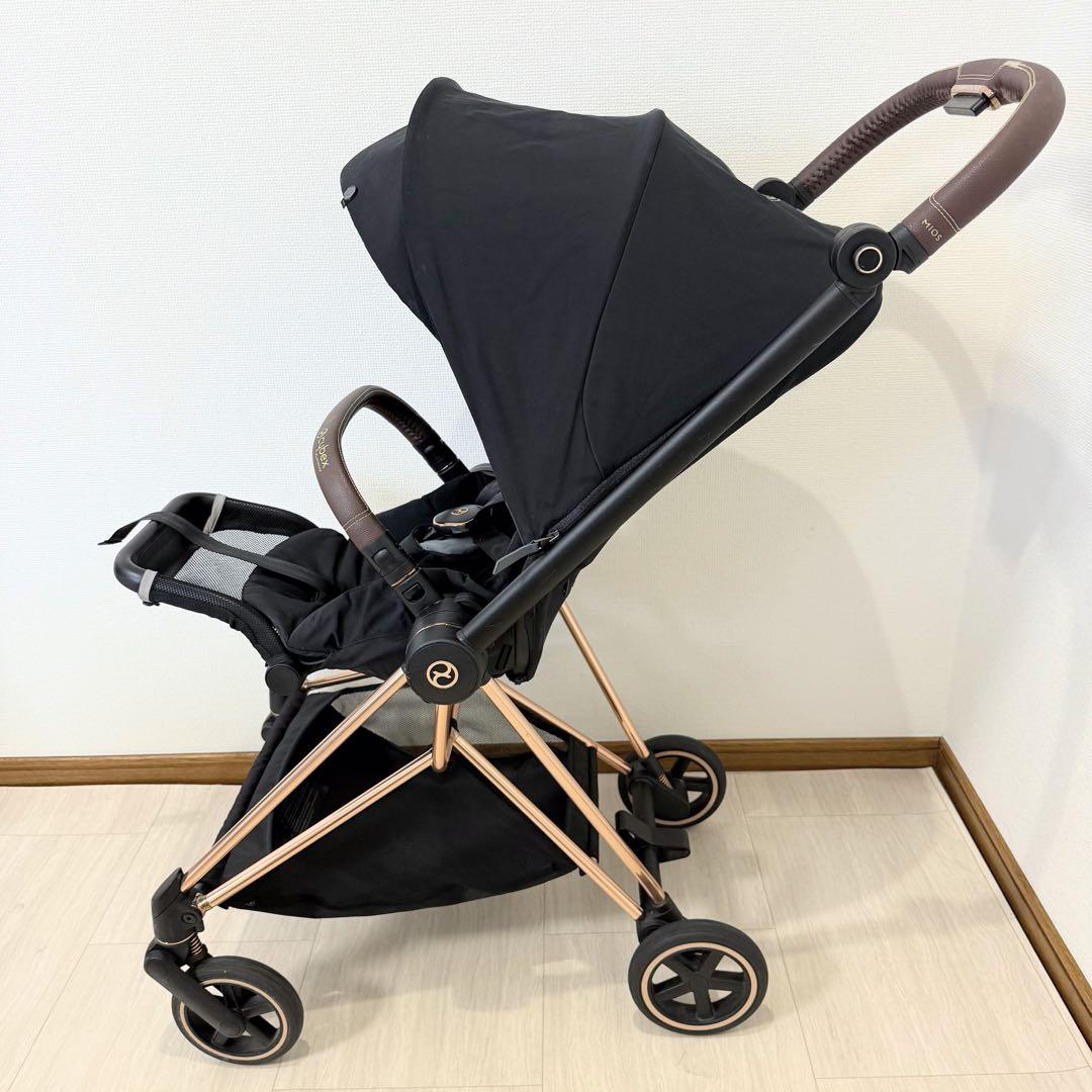 【美品】Cybex ミオスJP3 ローズゴールド ワンプルハーネス ベビーカー